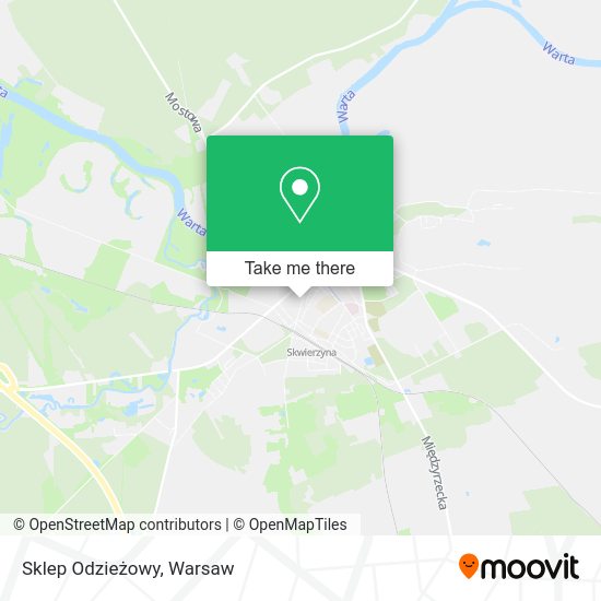 Sklep Odzieżowy map