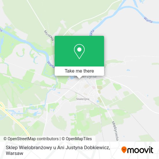 Sklep Wielobranżowy u Ani Justyna Dobkiewicz map