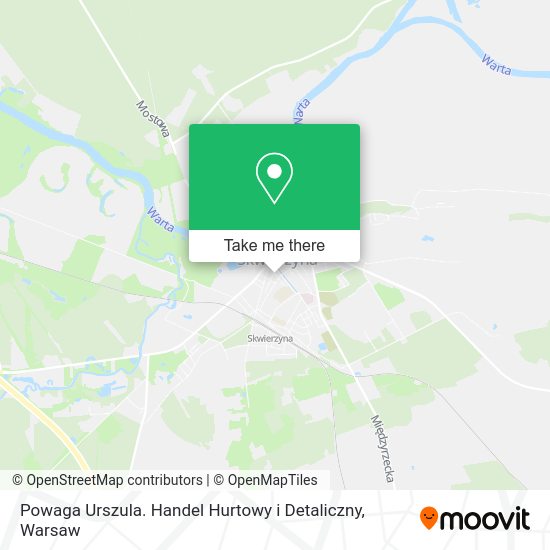 Powaga Urszula. Handel Hurtowy i Detaliczny map