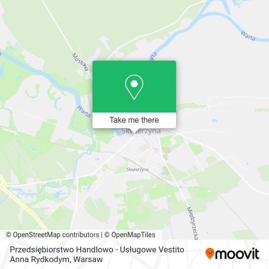 Przedsiębiorstwo Handlowo - Usługowe Vestito Anna Rydkodym map