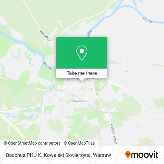 Bacchus PHU K. Kowalski Skwierzyna map