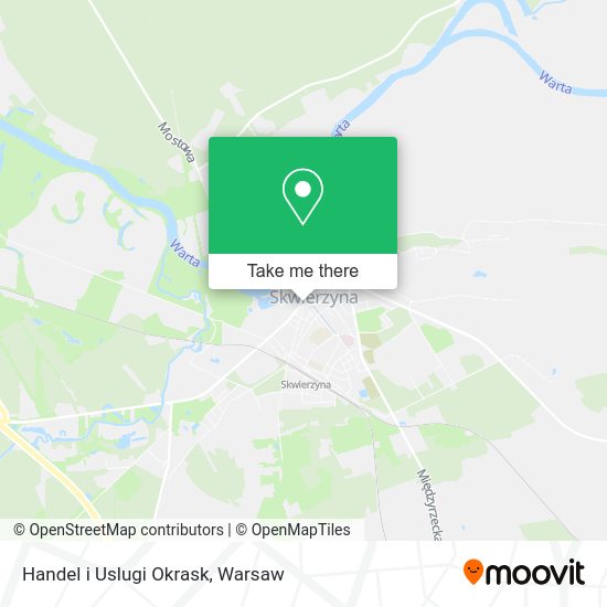 Handel i Uslugi Okrask map