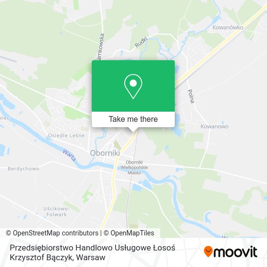 Przedsiębiorstwo Handlowo Usługowe Łosoś Krzysztof Bączyk map