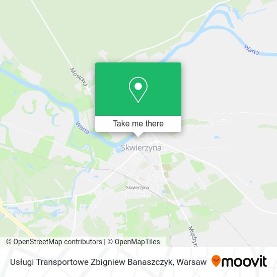 Usługi Transportowe Zbigniew Banaszczyk map