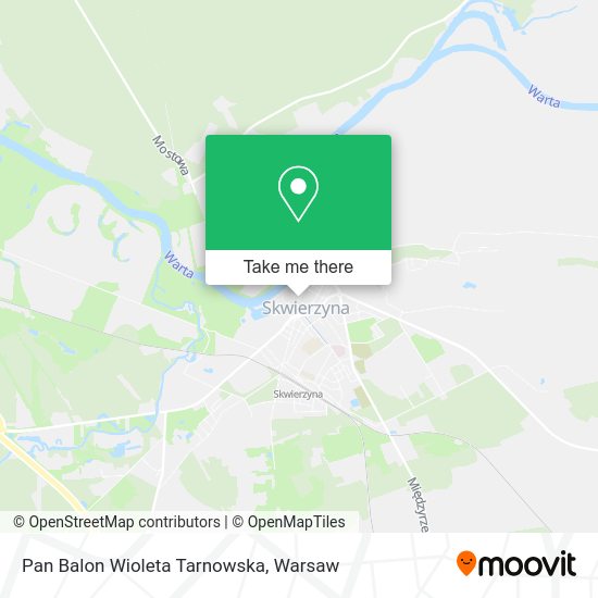 Pan Balon Wioleta Tarnowska map