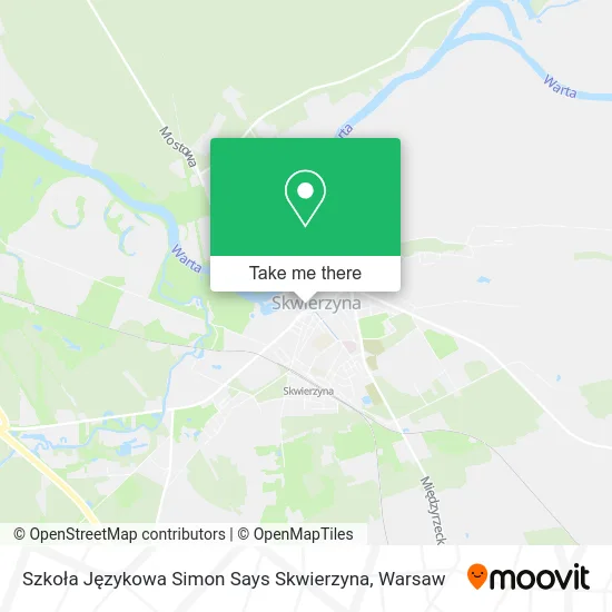 Szkoła Językowa Simon Says Skwierzyna map