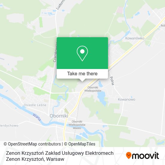 Zenon Krzysztoń Zakład Usługowy Elektromech Zenon Krzysztoń map