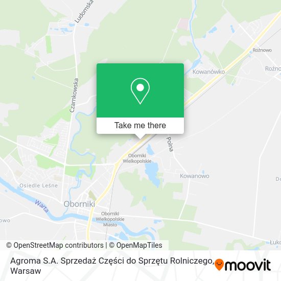 Agroma S.A. Sprzedaż Części do Sprzętu Rolniczego map