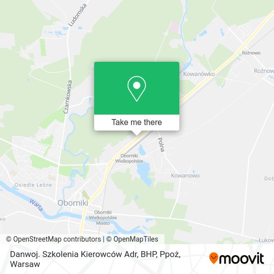 Danwoj. Szkolenia Kierowców Adr, BHP, Ppoż map