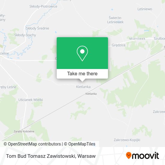 Tom Bud Tomasz Zawistowski map