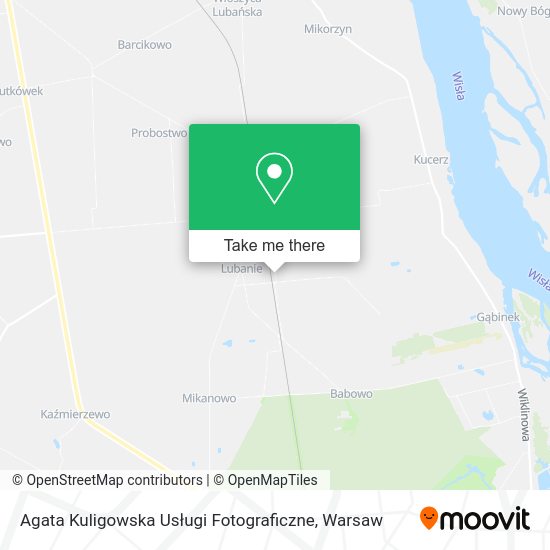 Agata Kuligowska Usługi Fotograficzne map