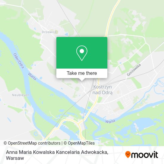 Anna Maria Kowalska Kancelaria Adwokacka map