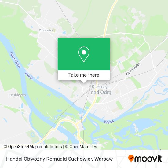 Handel Obwoźny Romuald Suchowier map