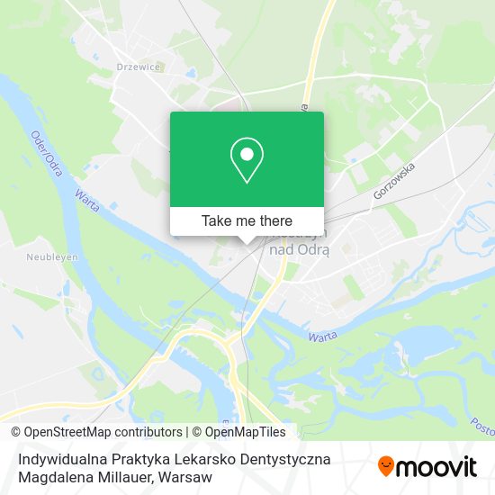 Indywidualna Praktyka Lekarsko Dentystyczna Magdalena Millauer map