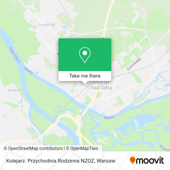 Kolejarz. Przychodnia Rodzinna NZOZ map