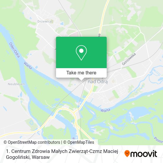 1. Centrum Zdrowia Małych Zwierząt-Czmz Maciej Gogoliński map