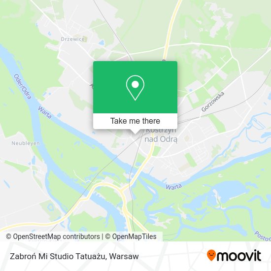 Zabroń Mi Studio Tatuażu map