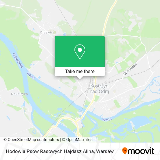 Карта Hodowla Psów Rasowych Hajdasz Alina