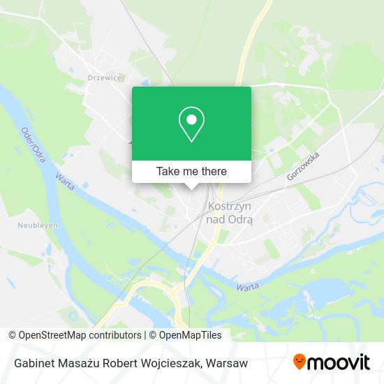 Gabinet Masażu Robert Wojcieszak map