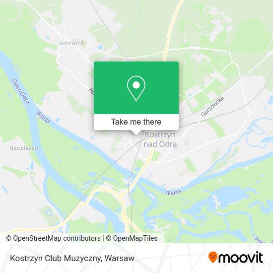 Kostrzyn Club Muzyczny map