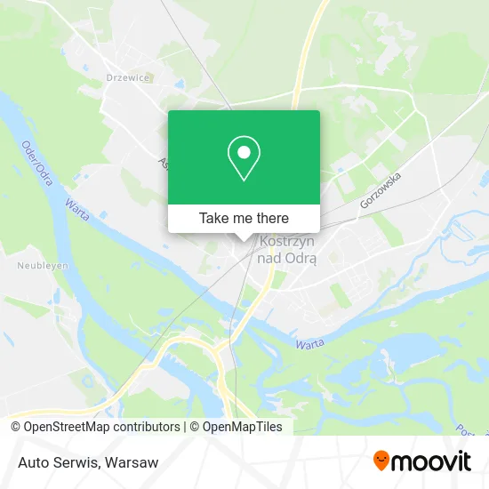 Карта Auto Serwis