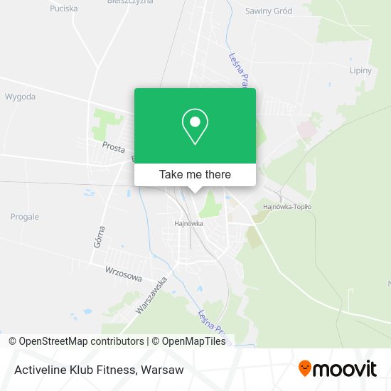 Activeline Klub Fitness map