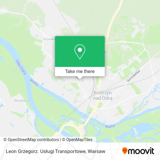 Карта Leon Grzegorz. Usługi Transportowe