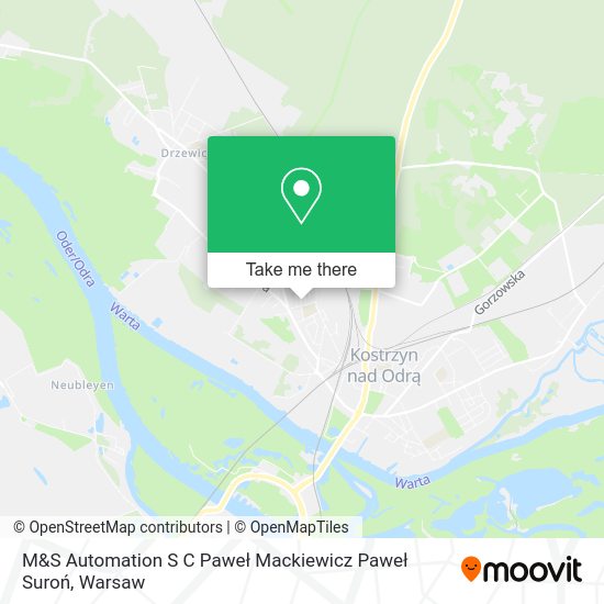 M&S Automation S C Paweł Mackiewicz Paweł Suroń map