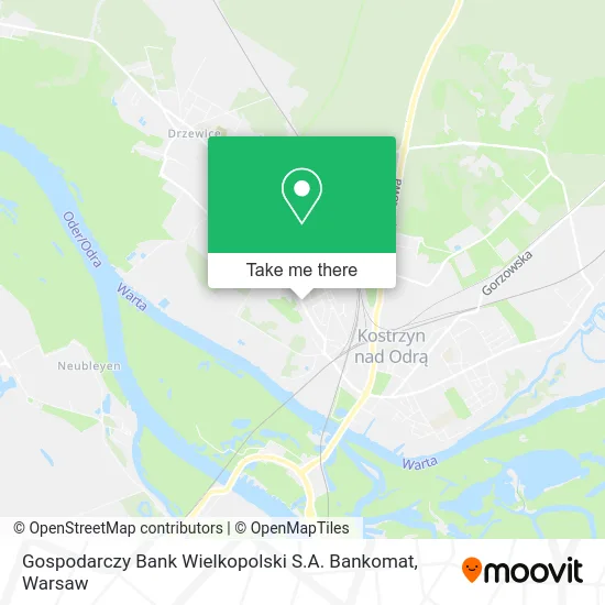 Gospodarczy Bank Wielkopolski S.A. Bankomat map