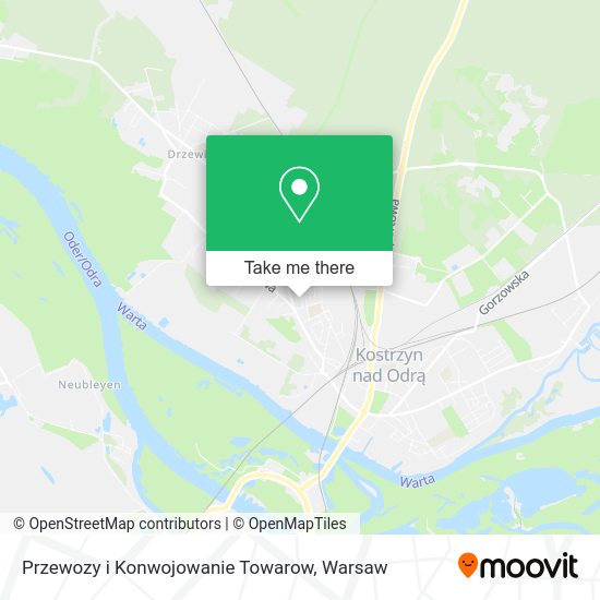 Przewozy i Konwojowanie Towarow map