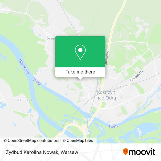 Żydbud Karolina Nowak map