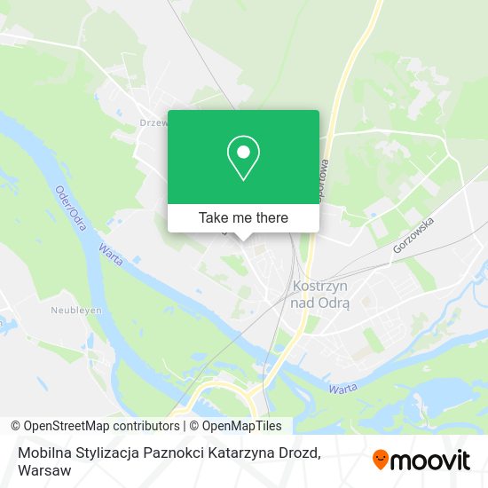 Карта Mobilna Stylizacja Paznokci Katarzyna Drozd