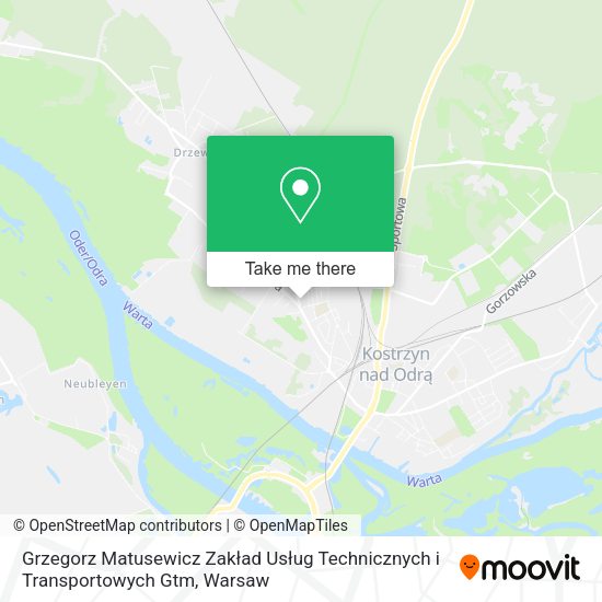 Grzegorz Matusewicz Zakład Usług Technicznych i Transportowych Gtm map