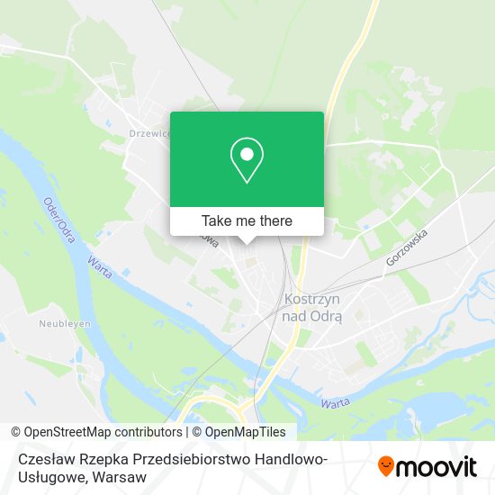 Czesław Rzepka Przedsiebiorstwo Handlowo-Usługowe map