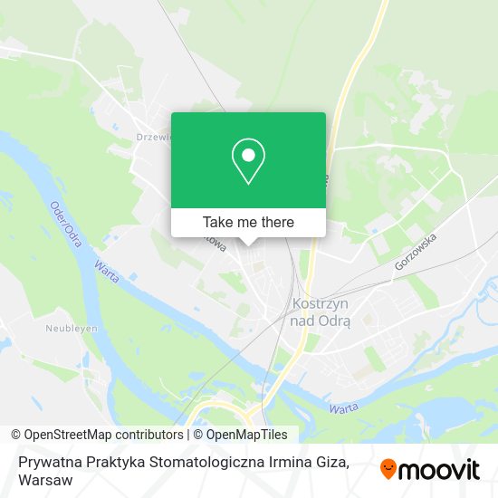 Prywatna Praktyka Stomatologiczna Irmina Giza map