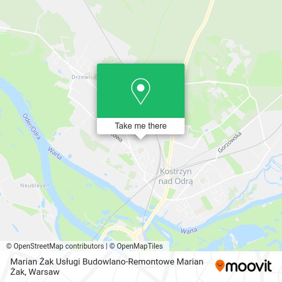 Marian Żak Usługi Budowlano-Remontowe Marian Żak map