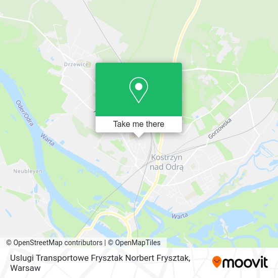 Uslugi Transportowe Frysztak Norbert Frysztak map