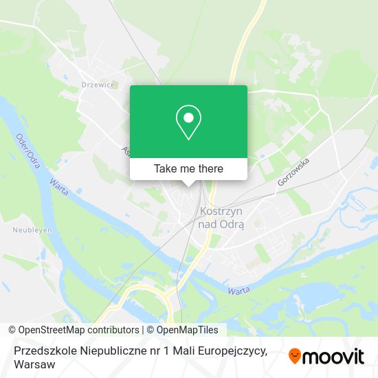 Przedszkole Niepubliczne nr 1 Mali Europejczycy map