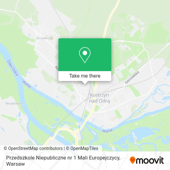 Карта Przedszkole Niepubliczne nr 1 Mali Europejczycy