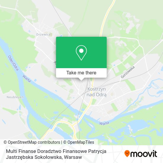 Multi Finanse Doradztwo Finansowe Patrycja Jastrzębska Sokołowska map