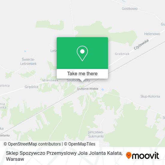 Sklep Spozywczo Przemyslowy Jola Jolanta Kalata map