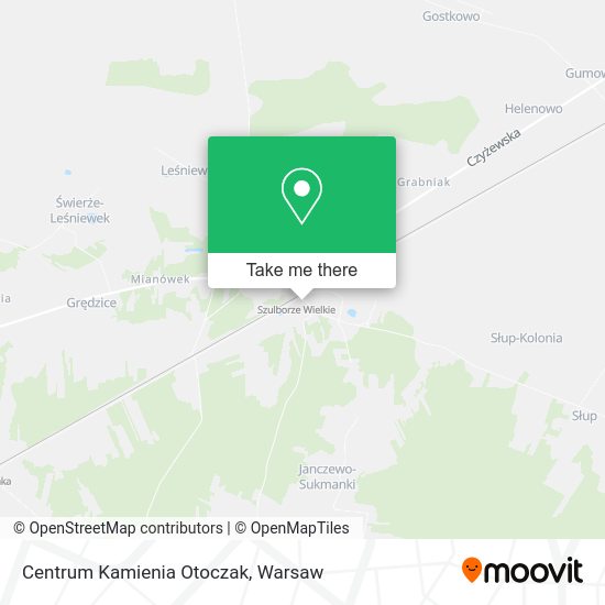 Centrum Kamienia Otoczak map