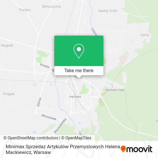 Minimax Sprzedaz Artykulów Przemyslowych Helena Mackiewicz map