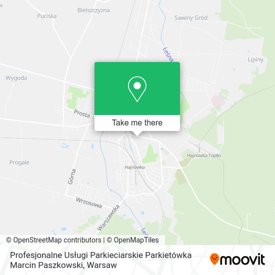 Profesjonalne Usługi Parkieciarskie Parkietówka Marcin Paszkowski map