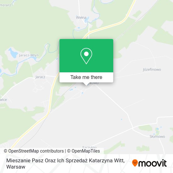 Mieszanie Pasz Oraz Ich Sprzedaż Katarzyna Witt map