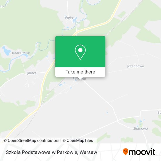 Szkoła Podstawowa w Parkowie map