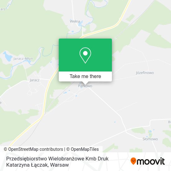 Przedsiębiorstwo Wielobranżowe Kmb Druk Katarzyna Łączak map