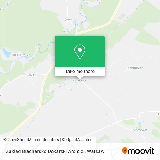 Карта Zakład Blacharsko Dekarski Aro s.c.