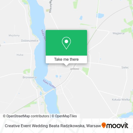 Creative Event Wedding Beata Radzikowska map