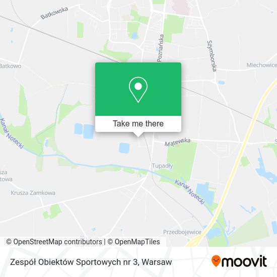 Zespół Obiektów Sportowych nr 3 map